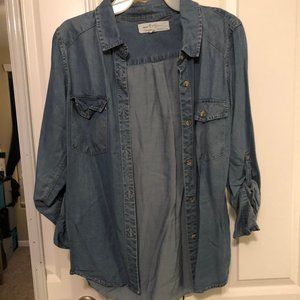 Taylor Swift denim button down